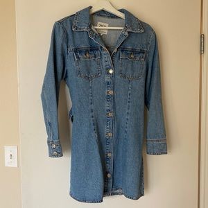 New denim Zara dress